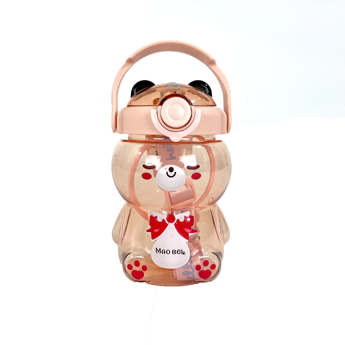Bear Carrying Strap Water Bottle TU3519-15 (12PC)