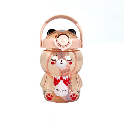 Bear Carrying Strap Water Bottle TU3519-15 (12PC)