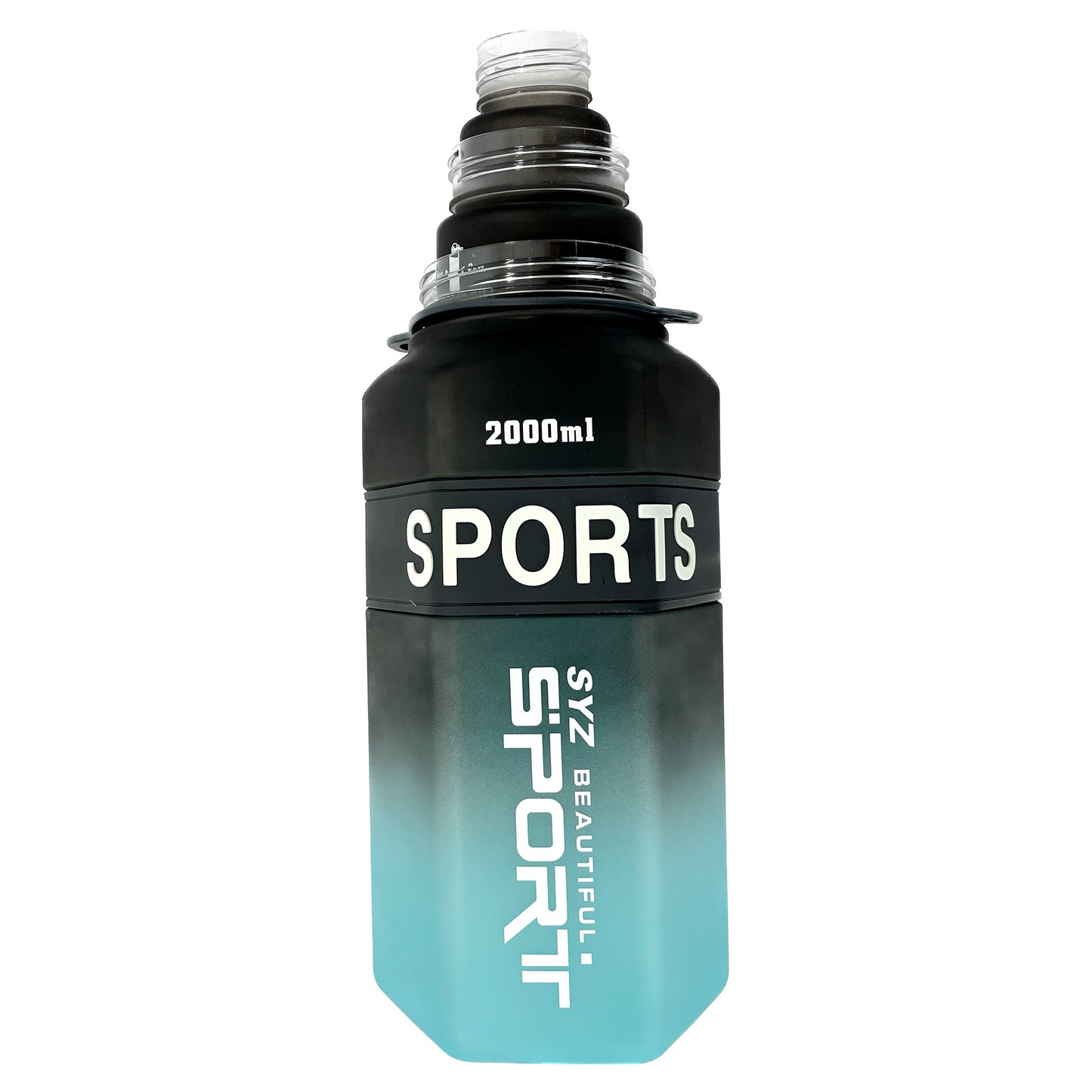 Motivational Fitness Sports Water Bottle 3 Sets TU3714-12 (12PC)