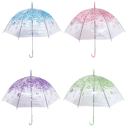 Cherry Blossom Transparent Clear Umbrella UM1109-2 (12PC)