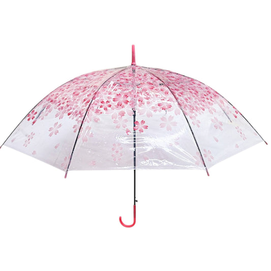 Cherry Blossom Transparent Clear Umbrella UM1109-2. (12PC)