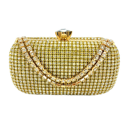 Rhinestone Chain Handle Evening Bag FB7260. (2pc)