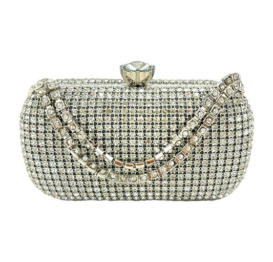 Rhinestone Chain Handle Evening Bag FB7260 (1pc)