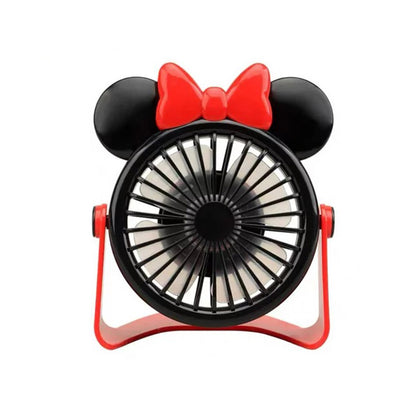 Cute Mouse Ear Ribbon Stand Mini Fan FA3212-16 (2PC)