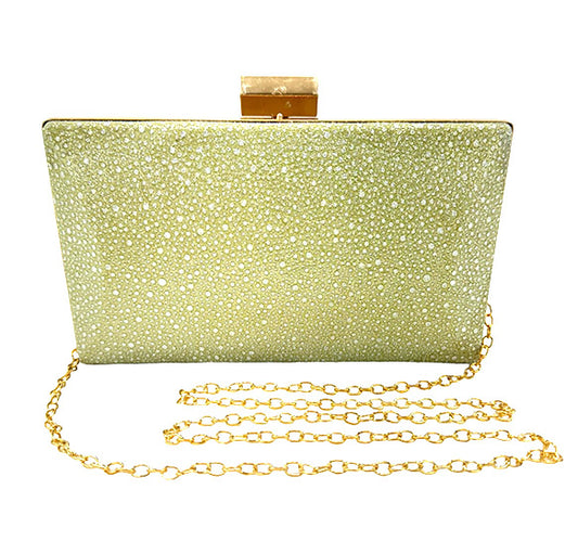 Glitter Sparkle Evening Clutch Bag FB7262. (3pc)