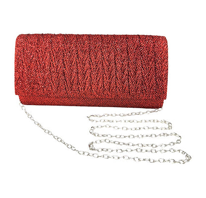 Pleated Accent Evening Bag FB7423 (1pc)