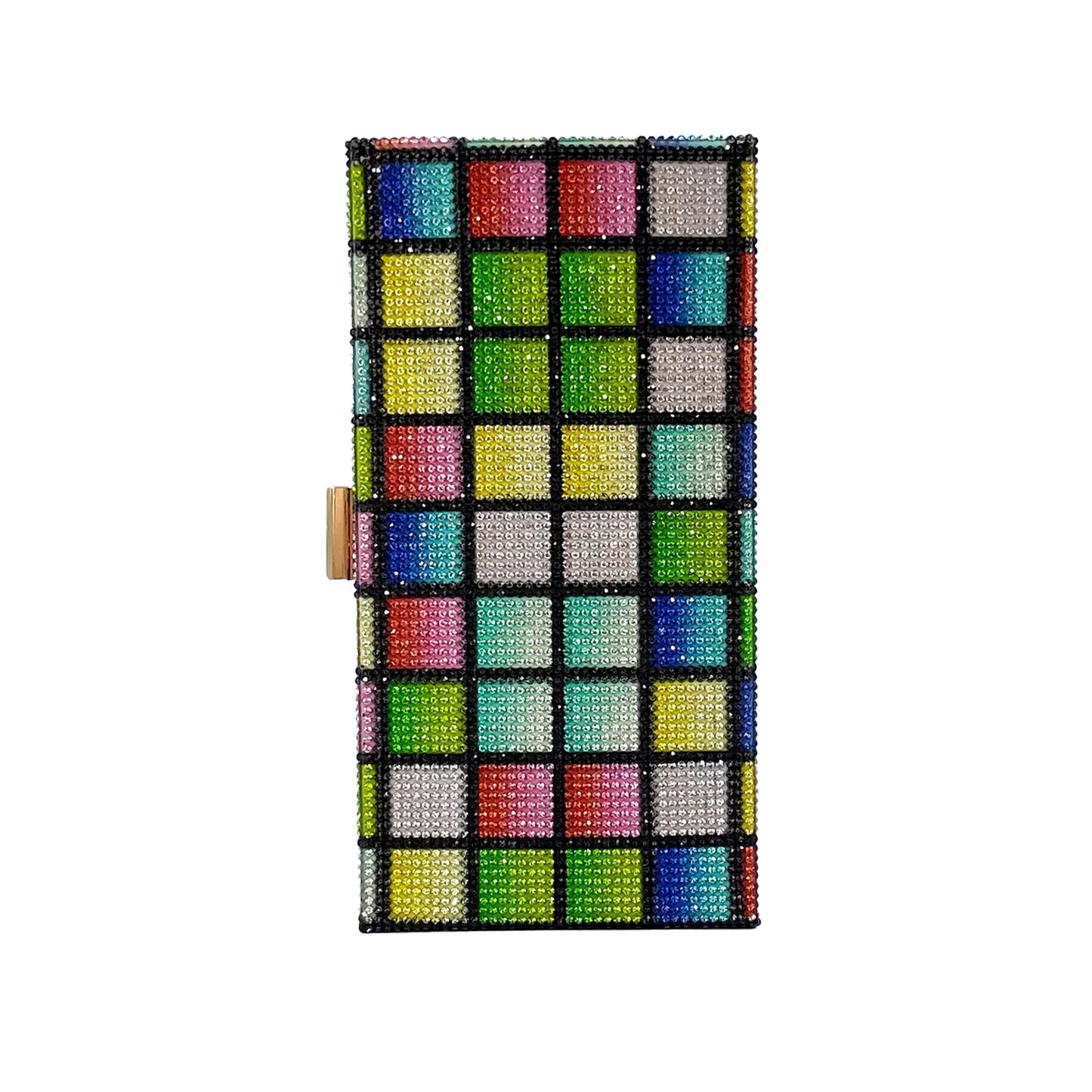Rainbow Crystal Studded Evening Bag FB7245 (1pc)