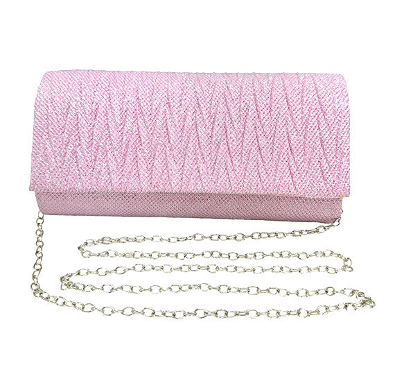Pleated Accent Evening Bag FB7423 (1pc)