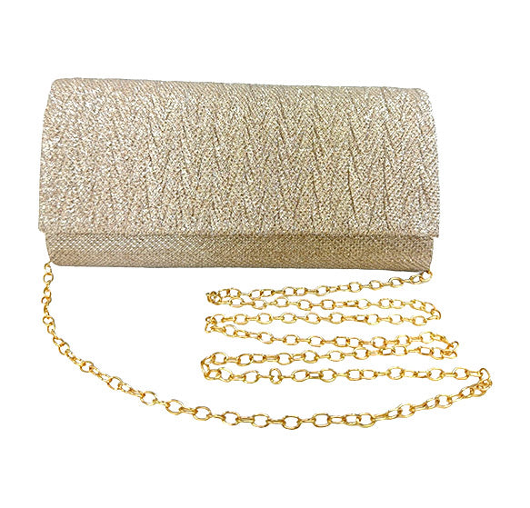 Pleated Accent Evening Bag FB7423 (1pc)