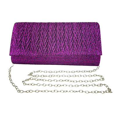 Pleated Accent Evening Bag FB7423 (1pc)