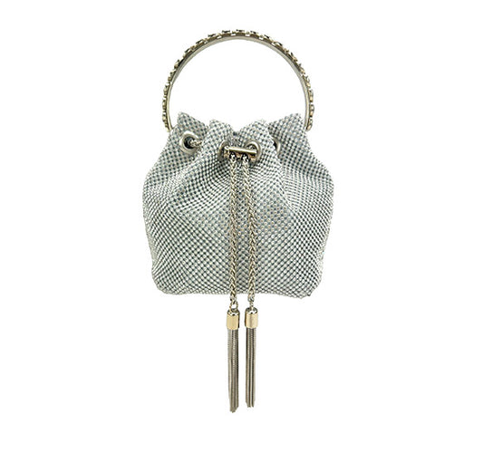 Rhinestone Drawstring Evening Purse FB7263... (2pc)