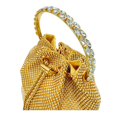 Rhinestone Drawstring Evening Purse FB7263 (1pc)