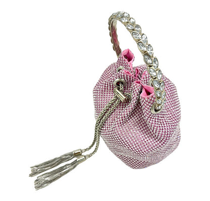 Rhinestone Drawstring Evening Purse FB7263 (1pc)
