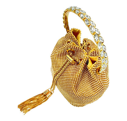 Rhinestone Drawstring Evening Purse FB7263 (1pc)