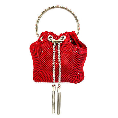 Rhinestone Drawstring Evening Purse FB7263. (2pc)