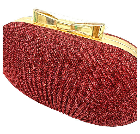 Pleated Accent Fashion Evening Bag FB7254 (1pc)