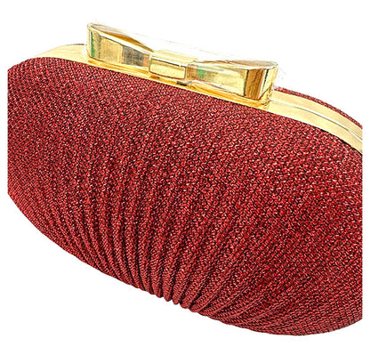 Pleated Accent Fashion Evening Bag FB7254 (1pc)