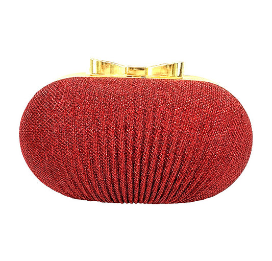 Pleated Accent Fashion Evening Bag FB7254 (1pc)