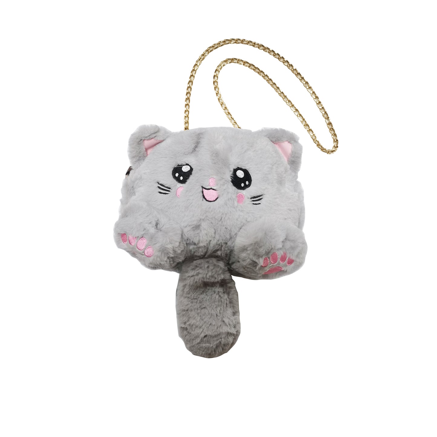 Pom Pom Cute Cat Cartoon Crossbody Bag BG302 (6PC)
