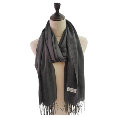 Plain Viscose Scarves VP1211B (12PC)