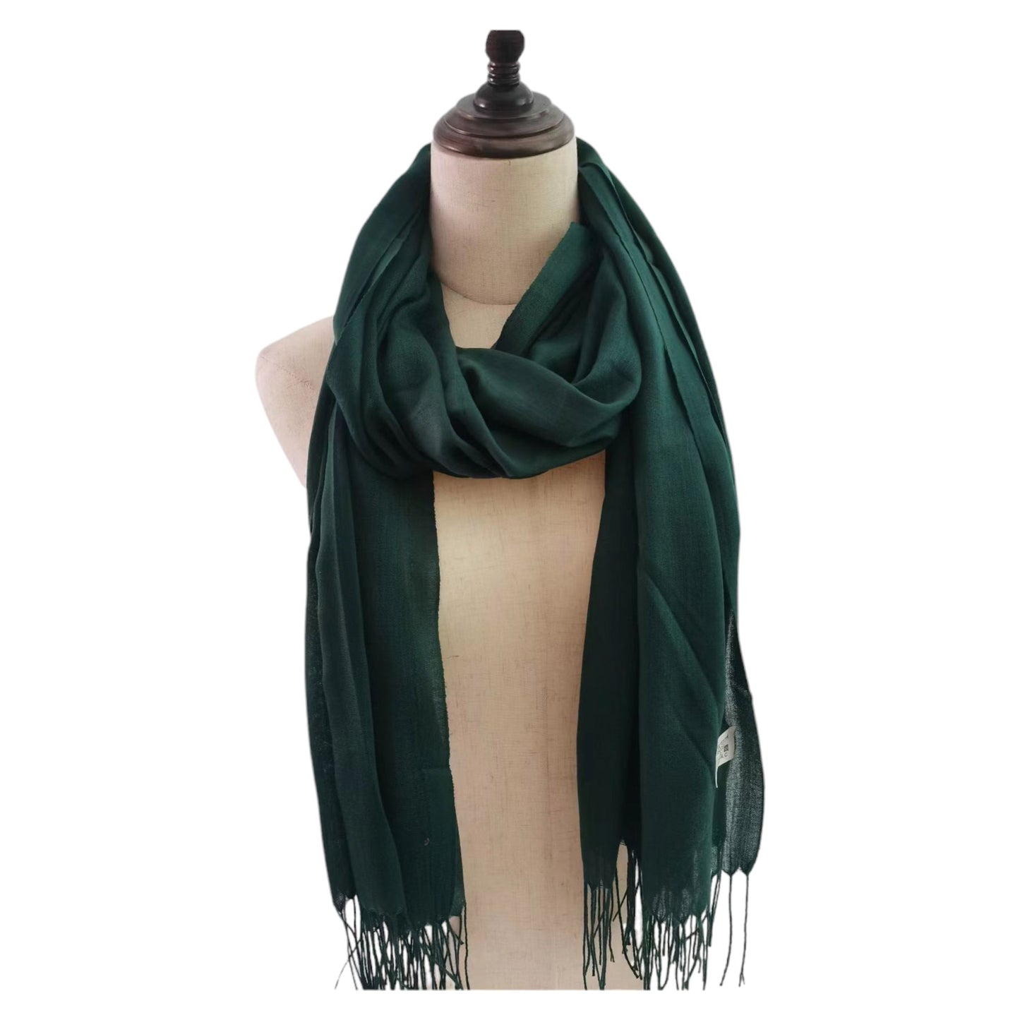 Plain Viscose Scarves VP1211B (12PC)