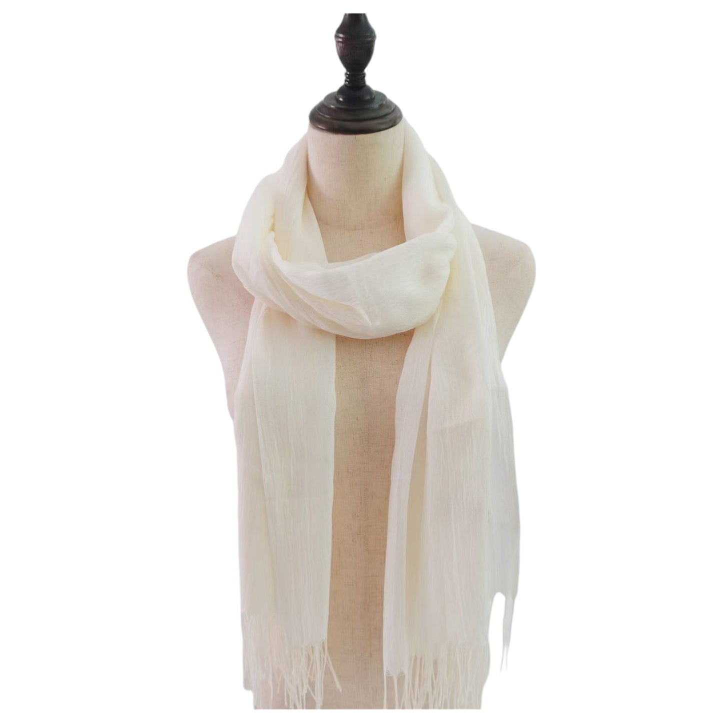 Plain Viscose Scarves VP1211B (12PC)