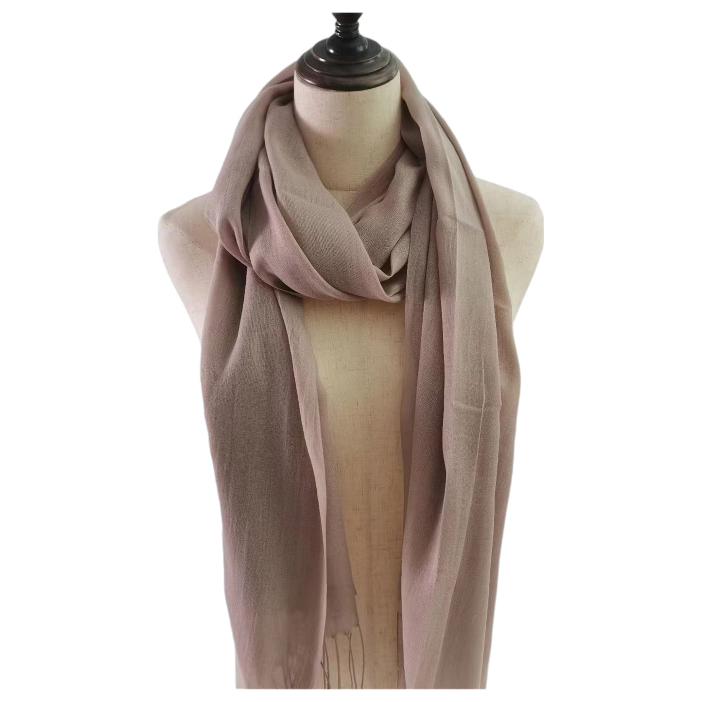 Plain Viscose Scarves VP1211B (12PC)