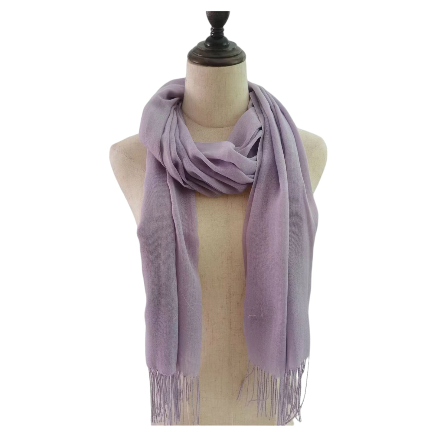 Plain Viscose Scarves VP1211B (12PC)