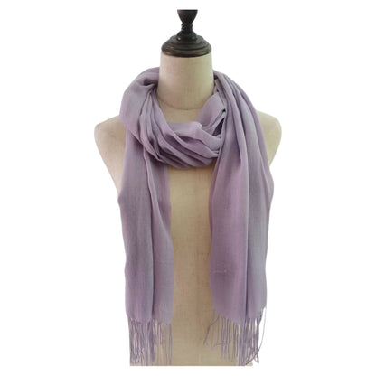 Plain Viscose Scarves VP1211B (12PC)