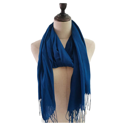 Plain Viscose Scarves VP1211B (12PC)