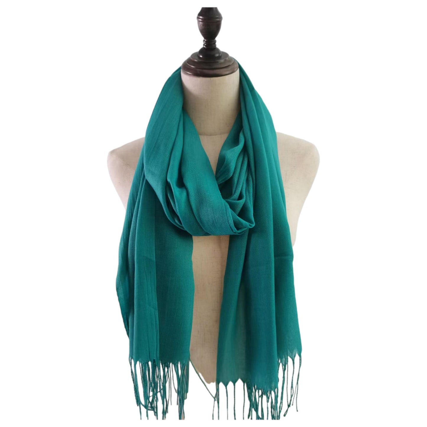 Plain Viscose Scarves VP1211C (12PC)