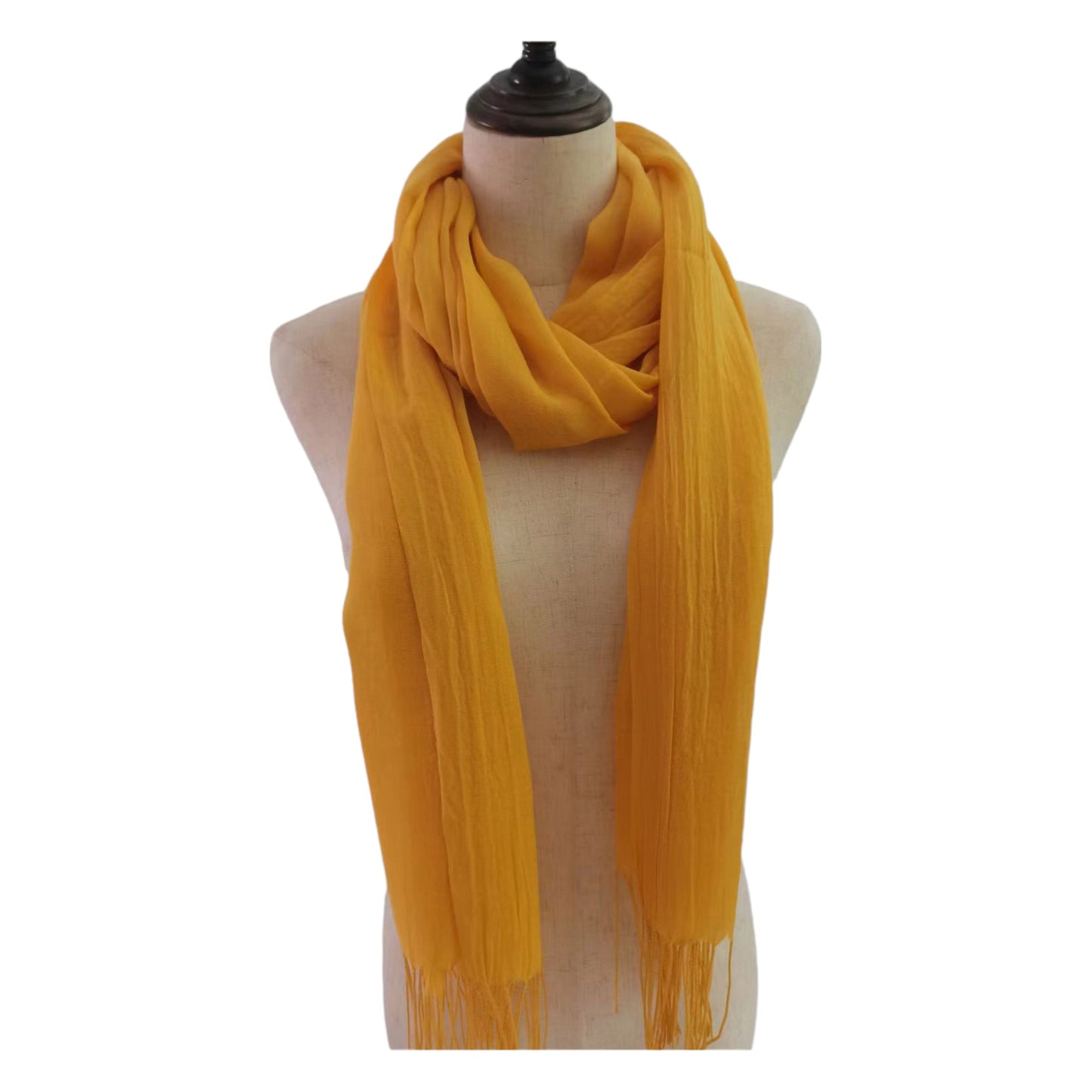 Plain Viscose Scarves VP1211B (12PC)