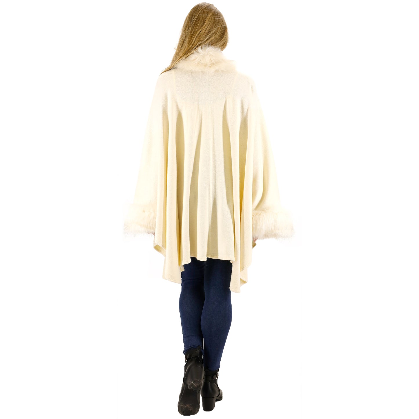 FUR SHAWL LONG SH921 (3PC)