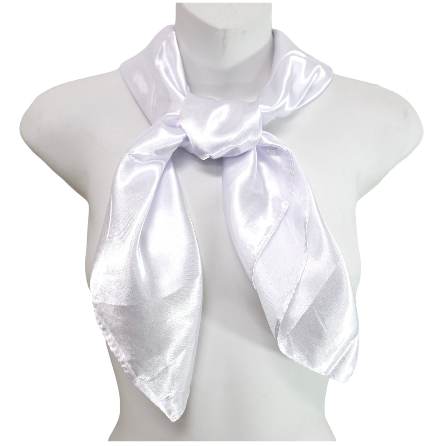 Satin Scarf Plain ST327A (12PC)