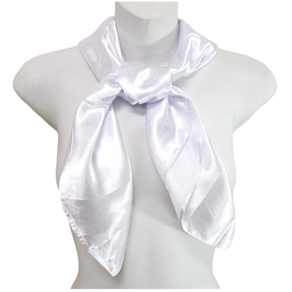 Satin Scarf Plain ST327A (12PC)