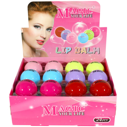 Magic Ball Lip Balm LB108-4-C (24PC)