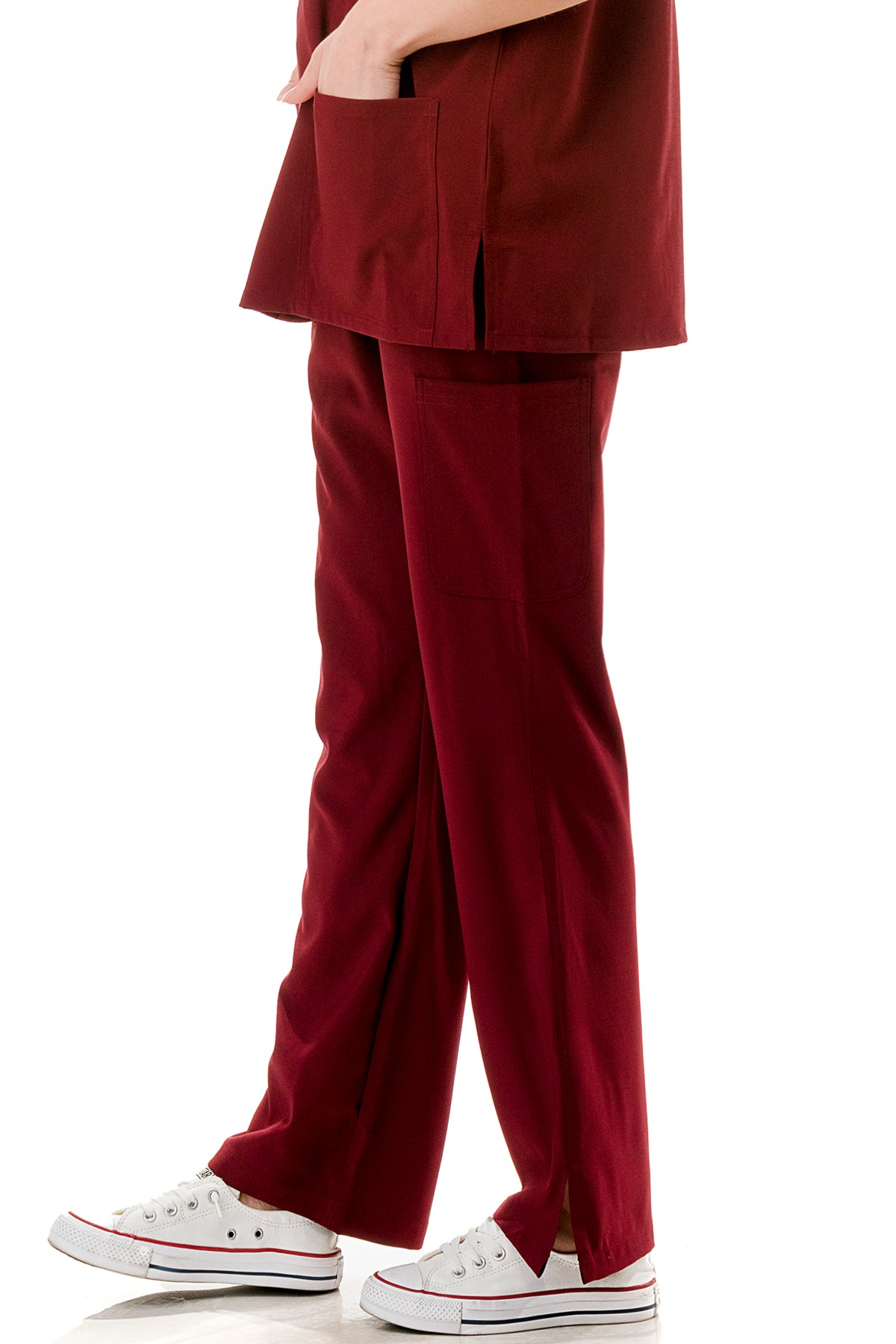 WOMEN'S SCRUBS MEDICAL NURSING UNIFORM SET UN0147BU (MIN 2 SET)