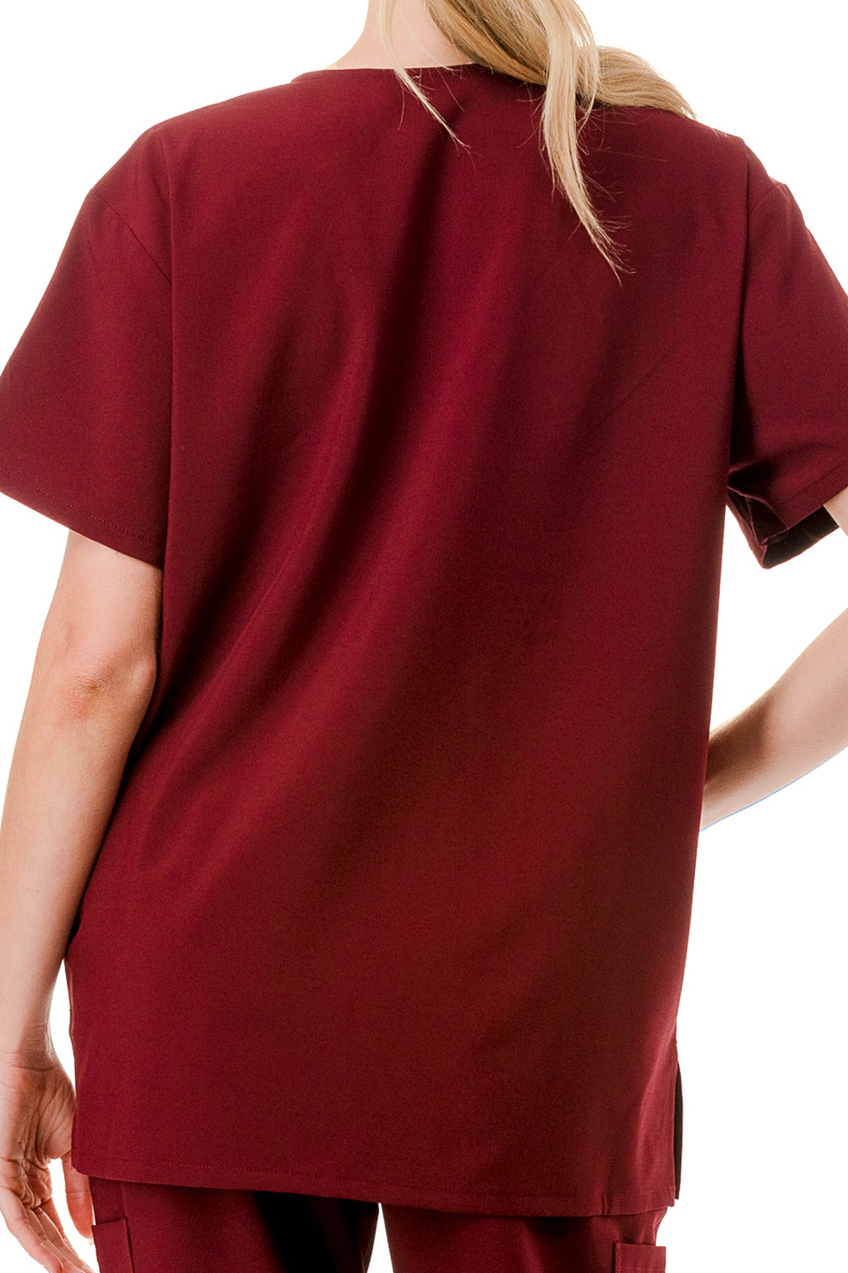 WOMEN'S SCRUBS MEDICAL NURSING UNIFORM SET UN0147BU (MIN 2 SET)