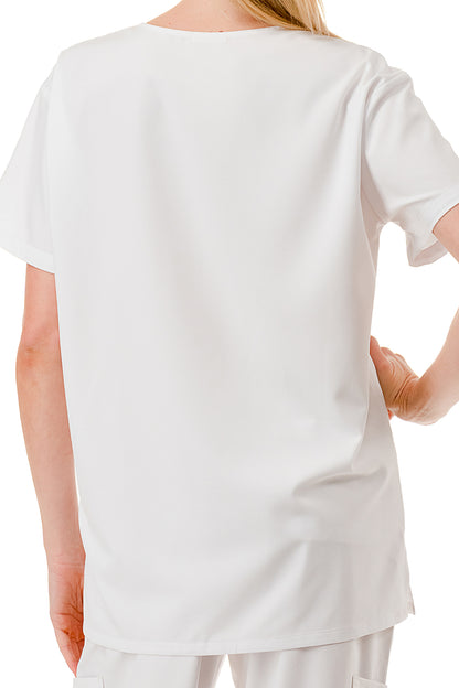 WOMEN'S SCRUBS MEDICAL NURSING UNIFORM SET UN0147WH (MIN 2 SET)