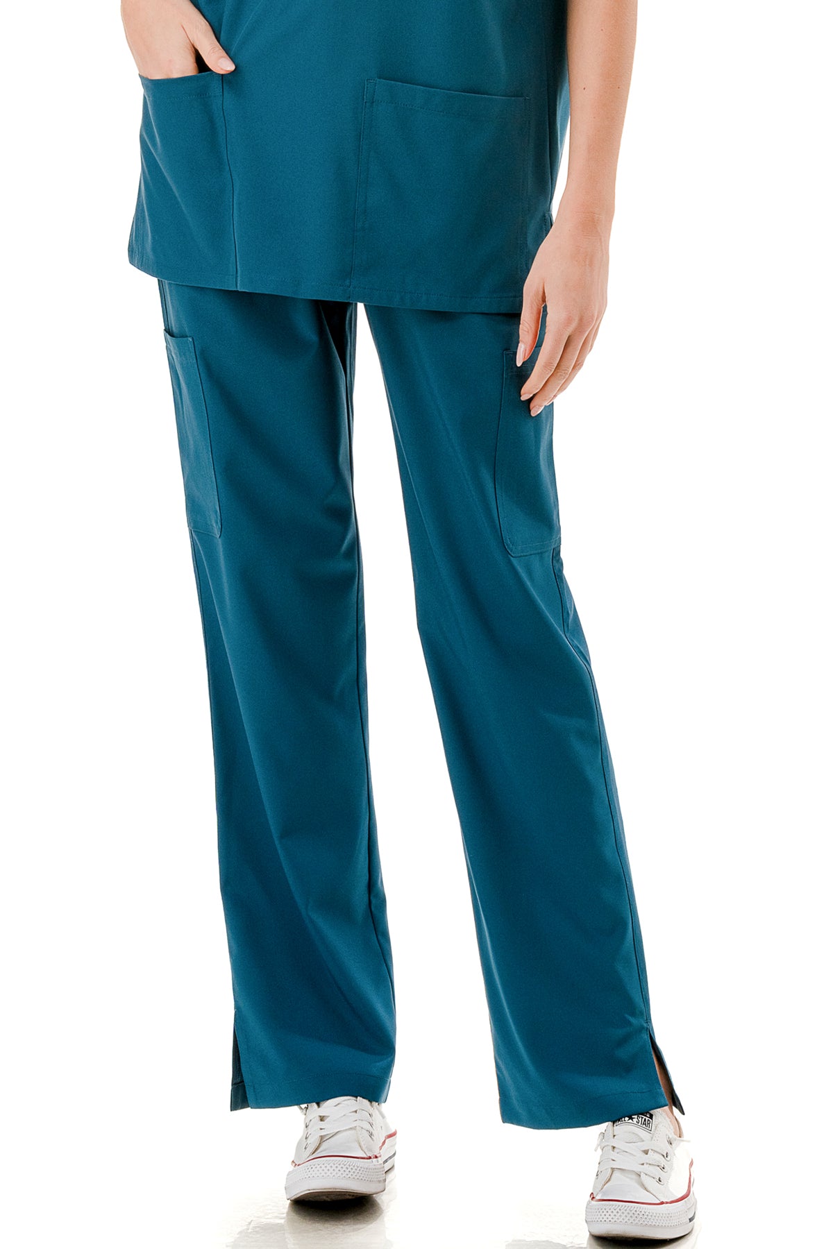 WOMEN'S SCRUBS MEDICAL NURSING UNIFORM SET UN0147TL (MIN 2 SET)