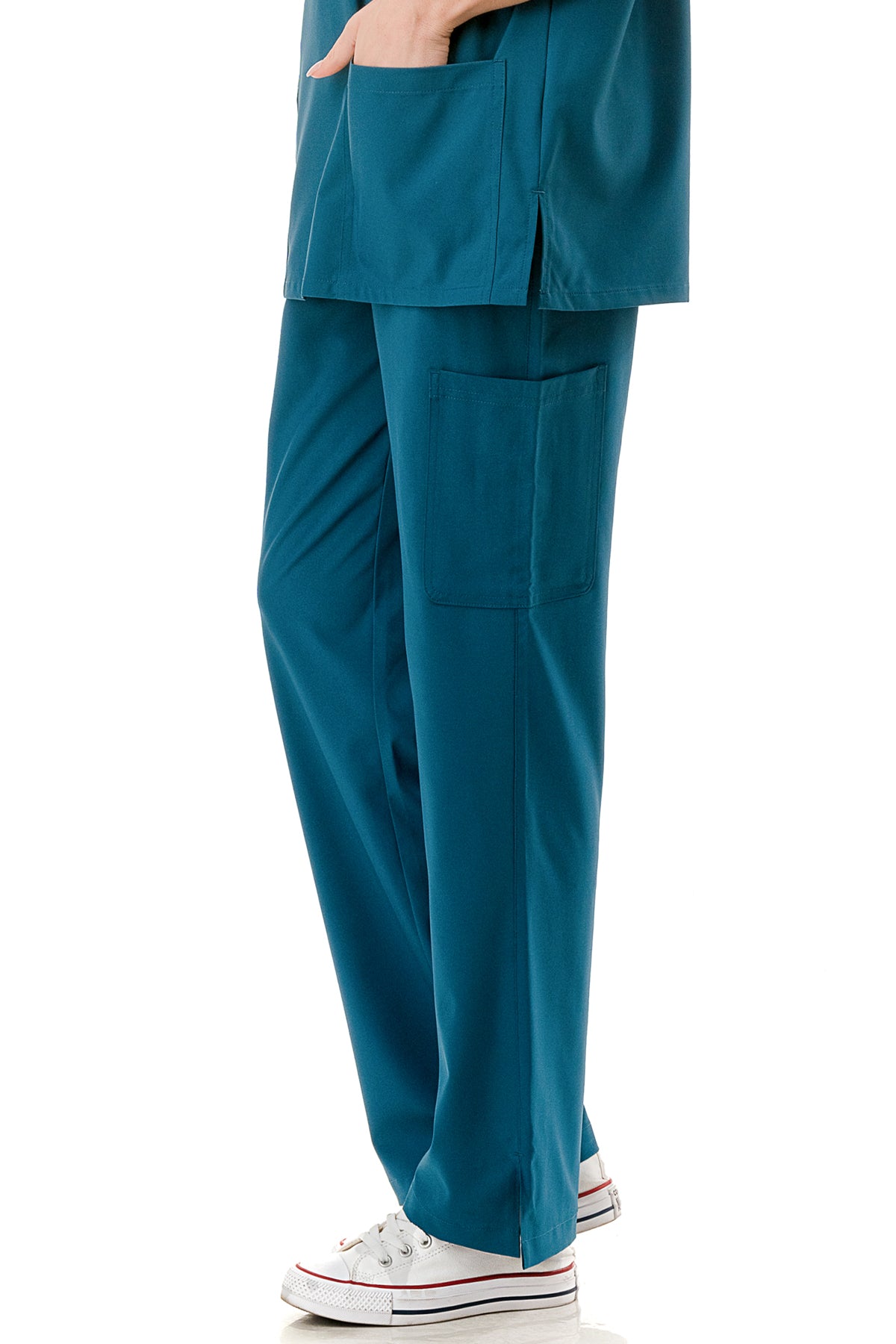 WOMEN'S SCRUBS MEDICAL NURSING UNIFORM SET UN0147TL (MIN 2 SET)