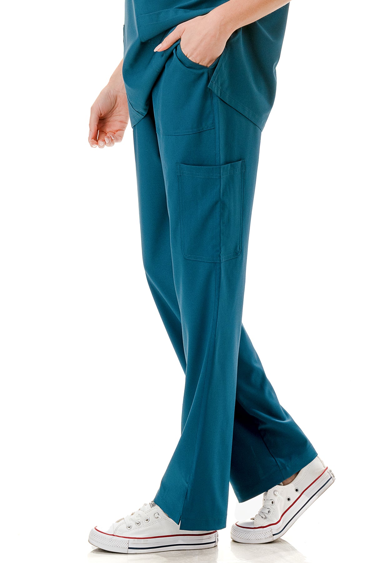 WOMEN'S SCRUBS MEDICAL NURSING UNIFORM SET UN0147TL (MIN 2 SET)