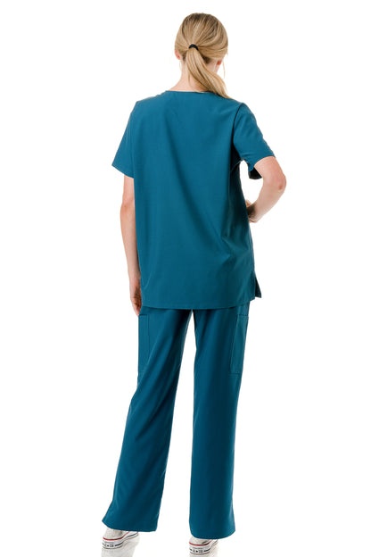 WOMEN'S SCRUBS MEDICAL NURSING UNIFORM SET UN0147TL (MIN 2 SET)