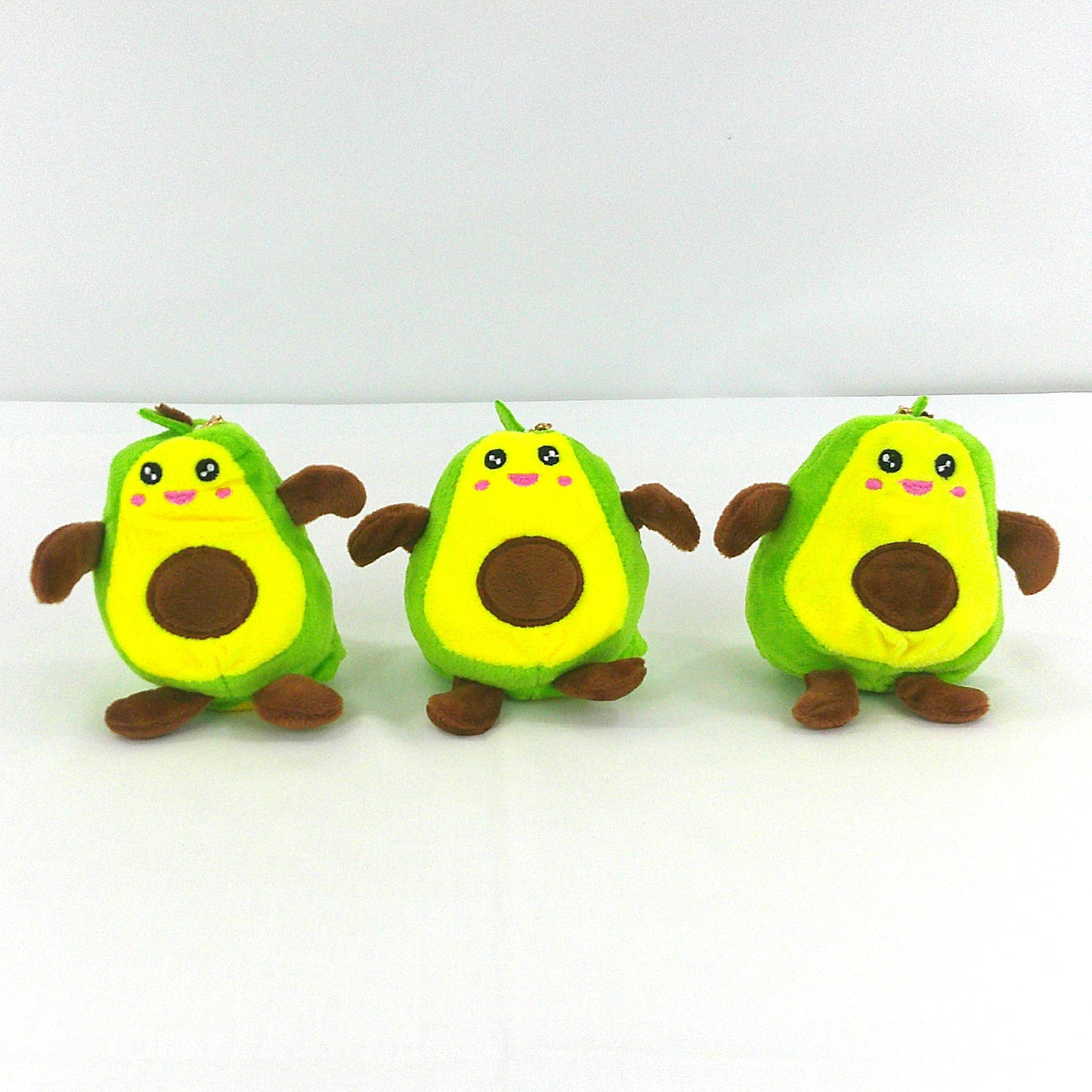 Smile & Angry Reversible Avocado Plush Key Chain KC427-53 (12PC)