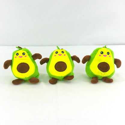 Smile & Angry Reversible Avocado Plush Key Chain KC427-53 (12PC)