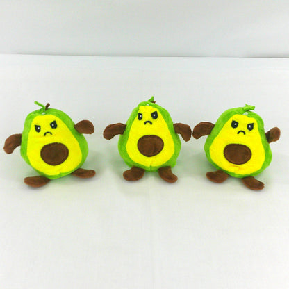 Smile & Angry Reversible Avocado Plush Key Chain KC427-53 (12PC)