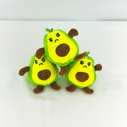 Smile & Angry Reversible Avocado Plush Key Chain KC427-53 (12PC)