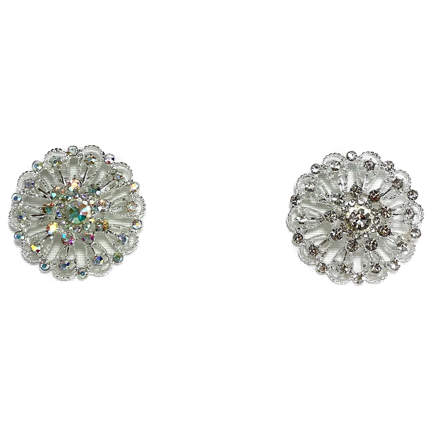 Rhinestone Flower Brooch Bc0427-15 (12pc)