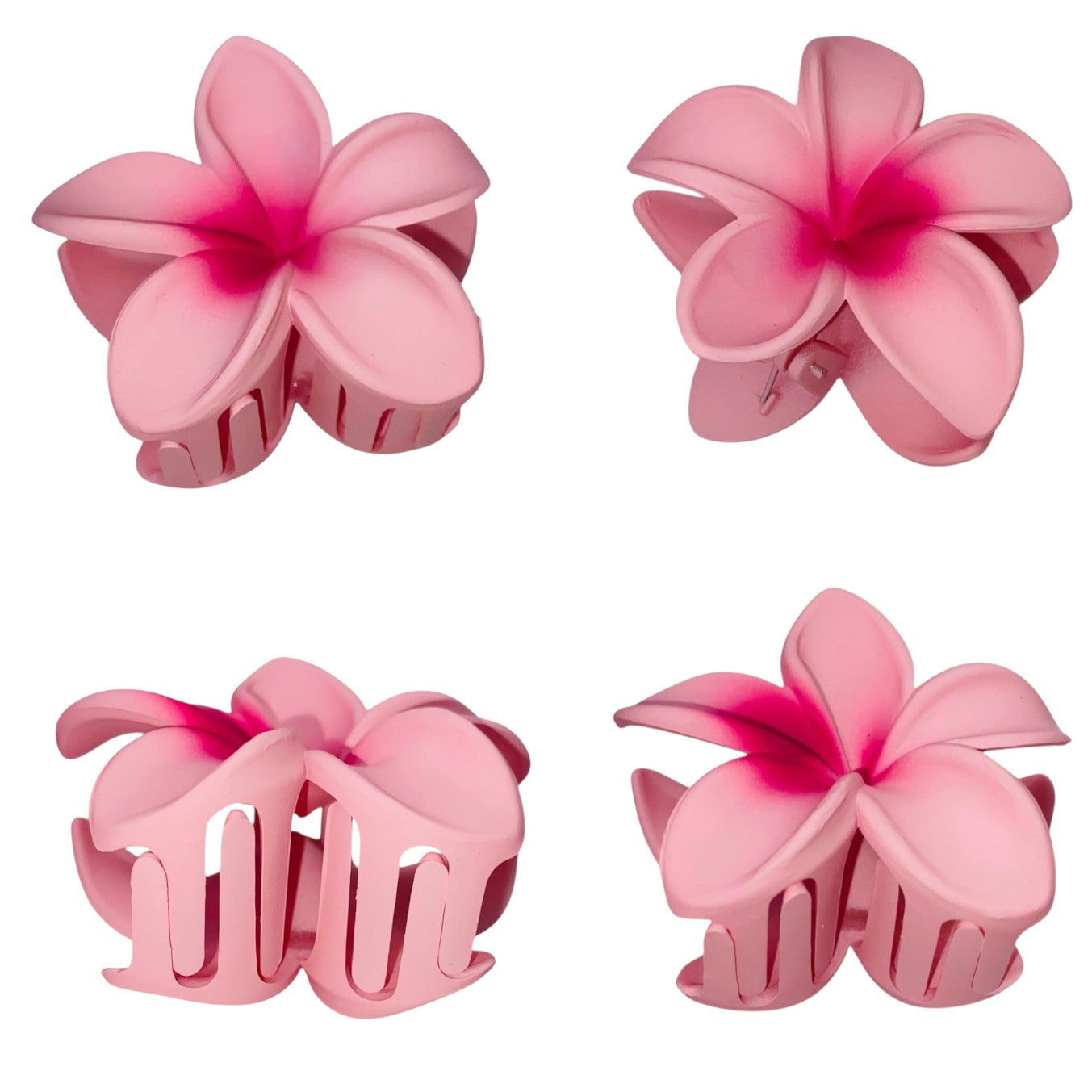 Hawaiian Flower Hair Claw Clip JH5829-22 (12PC)