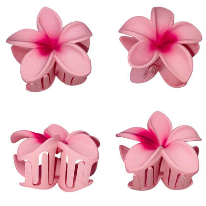 Hawaiian Flower Hair Claw Clip JH5829-22 (12PC)